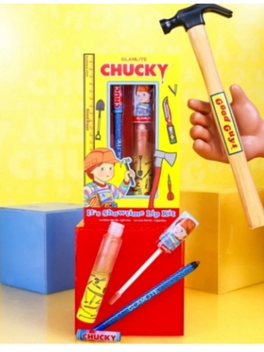 Glamlite Chucky It's Showtime Lip Kit New Limited Edition